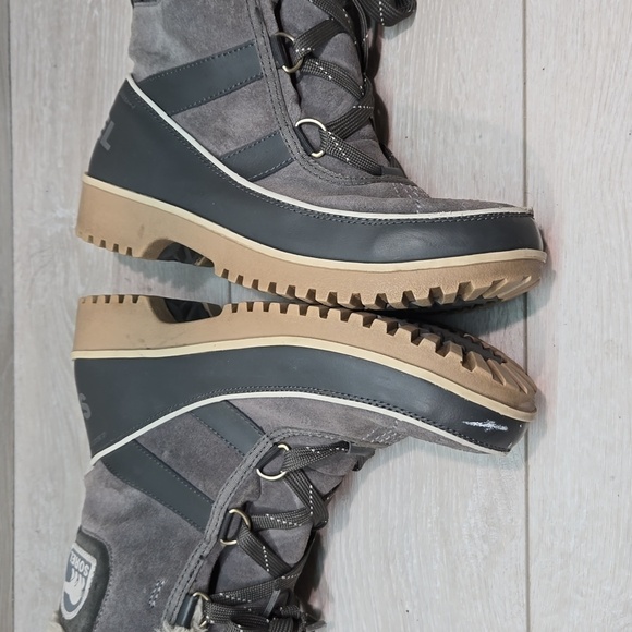 Sorel Women Leather Insulated lined boots shoes sz 9 - Picture 10 of 14